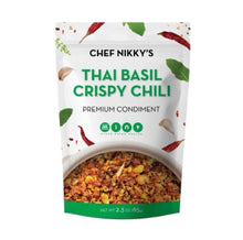 Load image into Gallery viewer, Thai Basil Crispy Chili Premium Condiment Single Pack 65g
