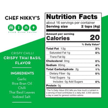 Load image into Gallery viewer, Thai Basil Crispy Chili Premium Condiment Single Pack 65g
