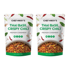 Load image into Gallery viewer, Thai Basil Crispy Chili Premium Condiment Double Pack 65g x 2