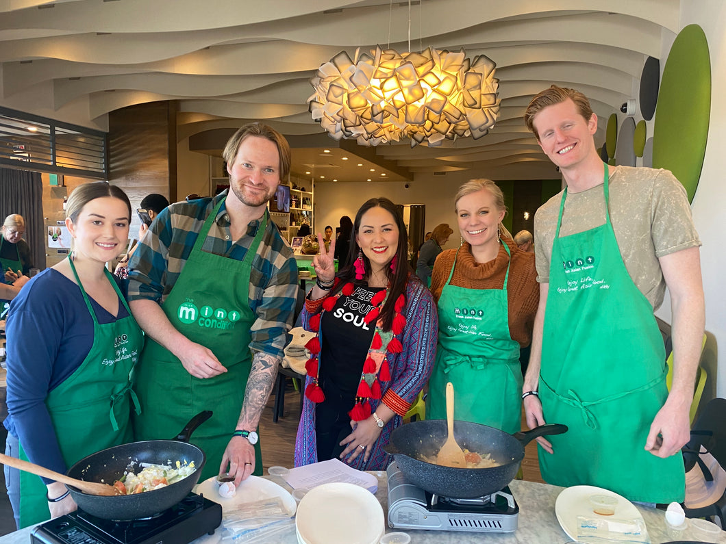 2nd SEMI-ANNUAL COOKING CLASS!  || ASIAN MINT FOREST LOCATION
