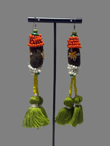 (New Collection) Handcraft Earrings From Thailand (A02)