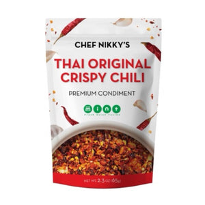 Thai Original Crispy Chili Premium Condiment (65g each) - 20 packets in a box!